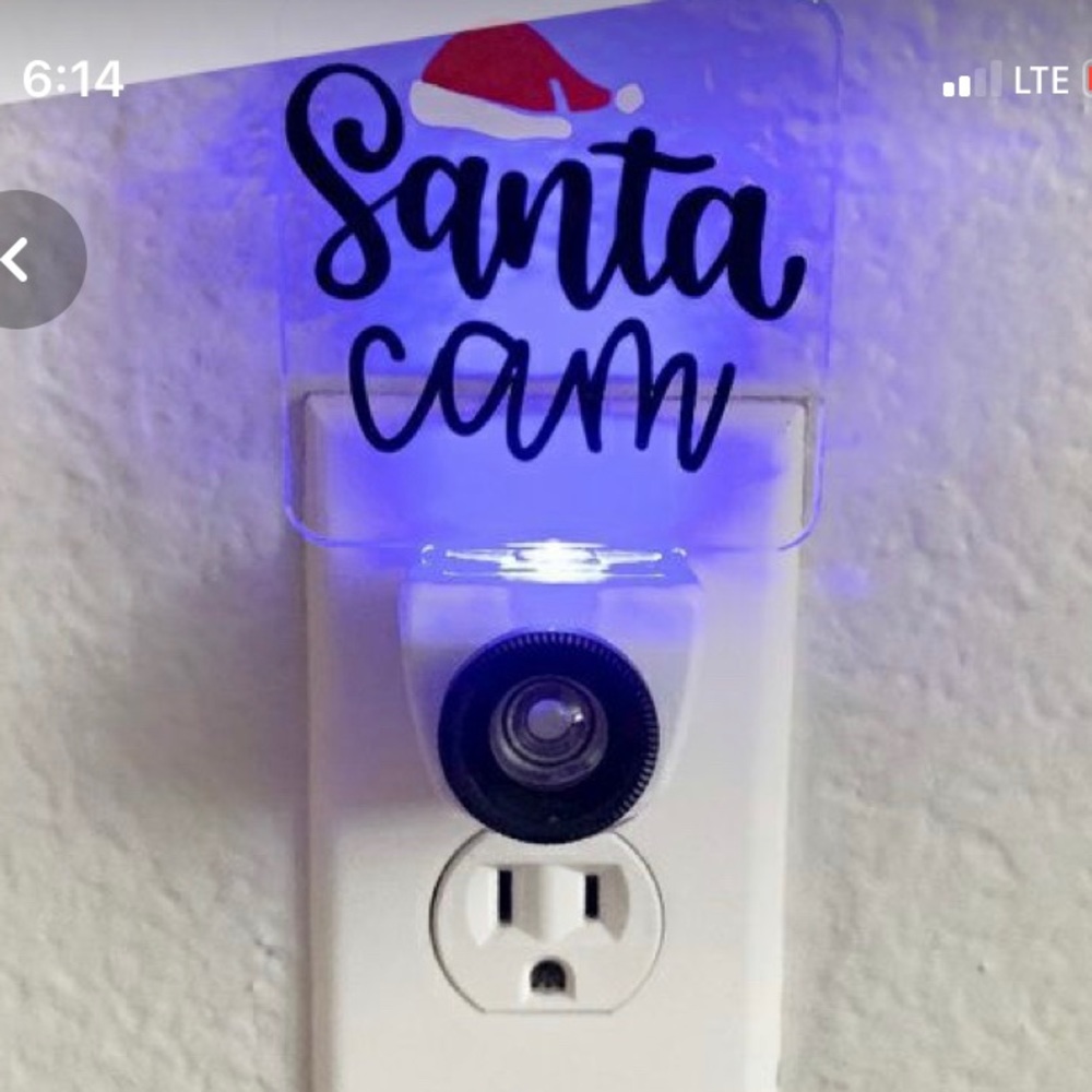 Santa cam night light